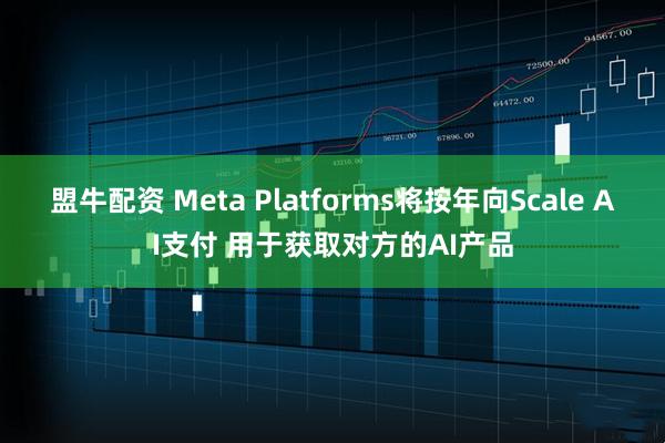 盟牛配资 Meta Platforms将按年向Scale AI支付 用于获取对方的AI产品