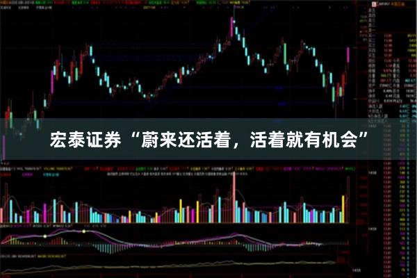 宏泰证券 “蔚来还活着，活着就有机会”